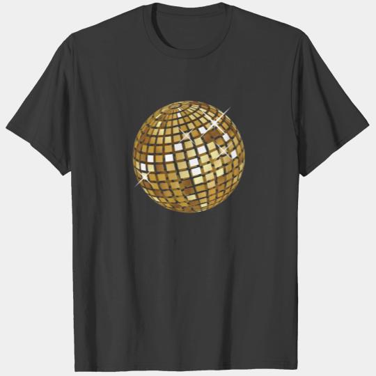 Golden disco ball T-shirt