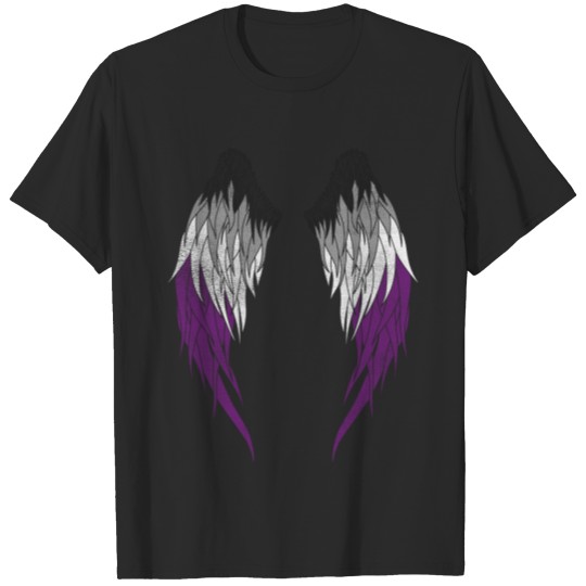 Discover Asexual Flag - Angel Wings T-shirt