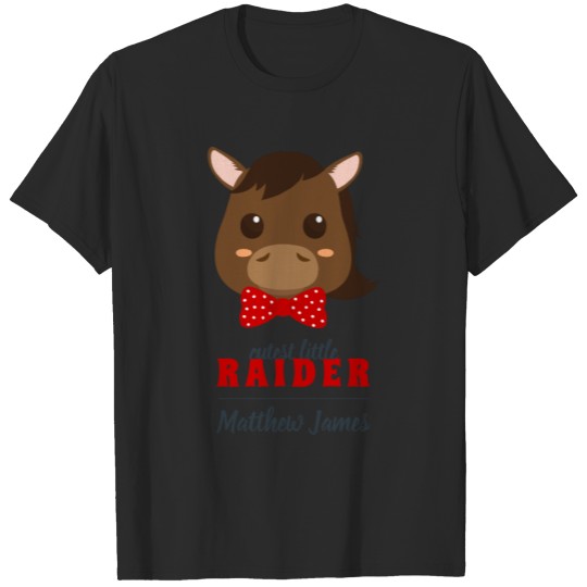 Baby Boy Red Horse Raider T-shirt