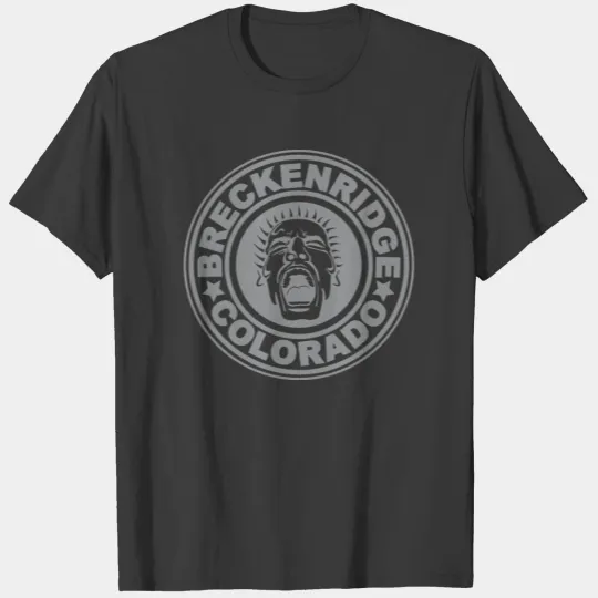 Breckenridge Scream Silver T-shirt