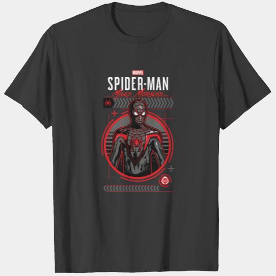 Spider-Man Miles Morales Industrial Illustration T-shirt