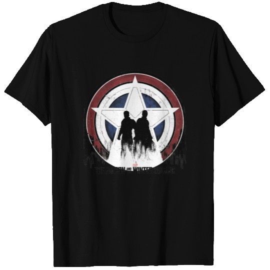 Falcon & Winter Soldier Shield Silhouettes T-shirt