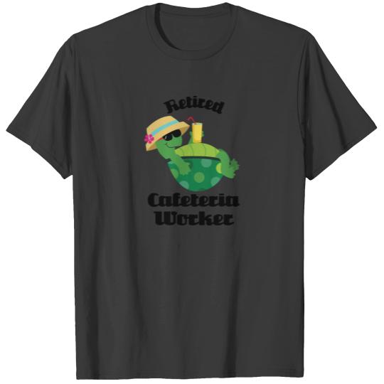 Retired Cafeteria Worker (Turtle) T-shirt