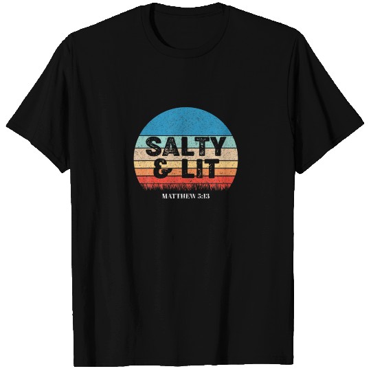 Salt And Light Cool Bible Verses Matthew 5:13 16 T-shirt
