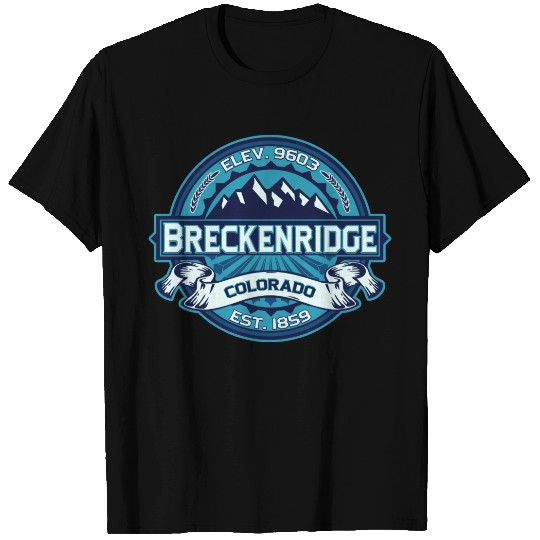 Breckenridge Ice Logo For Dark T-shirt