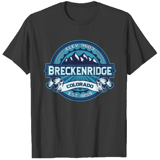 Breckenridge Ice Logo For Dark T-shirt