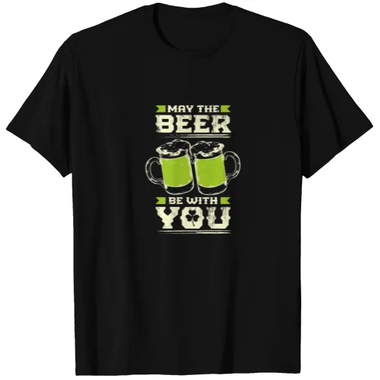 Drinking Irish Beer, Men St Patricks Day Outfit Fu T-shirt