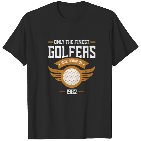 Golfing 1962 60Th Birthday T 60 Year Old Golfer T-shirt