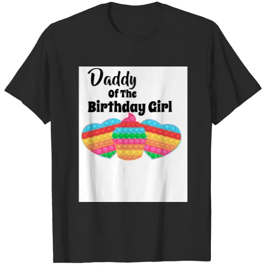 Discover Matching Family Pop It Fidget Birthday T-shirt