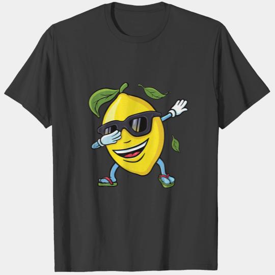 Funny Dabbing Lemon Summer Camp Vacation Beach T-shirt