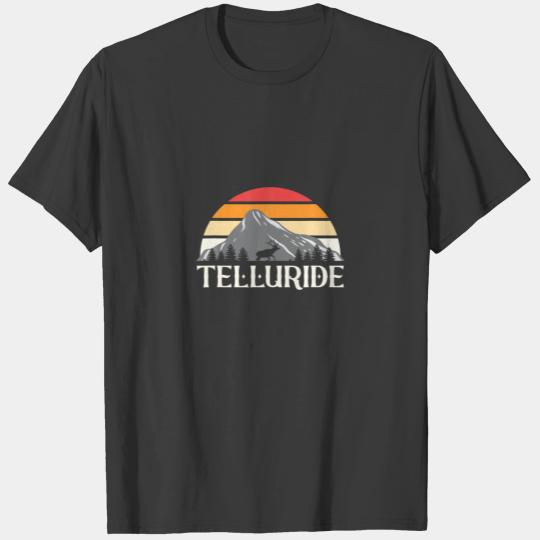 Vintage Telluride Colorado Souvenir USA Mountain A T-shirt