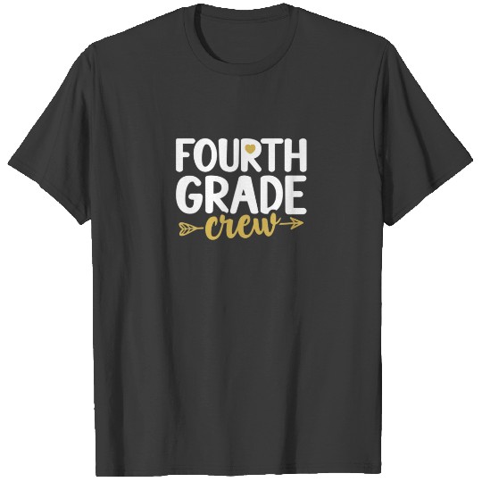 4Th Grade Crew Teacher Team Fourth Grade Squad Roc T-shirt
