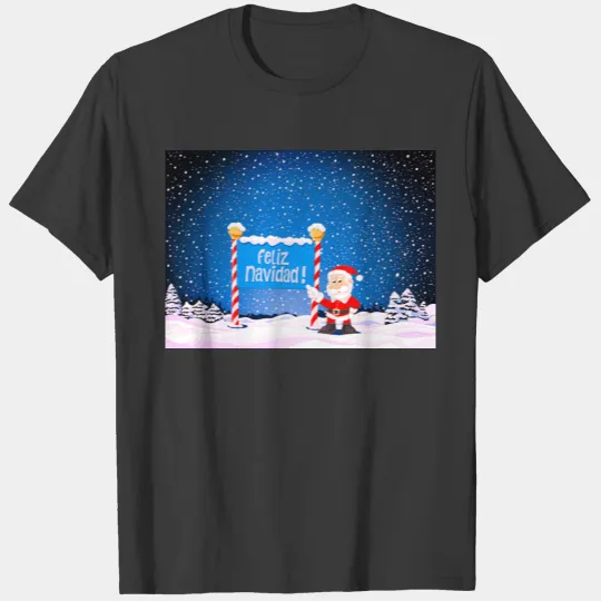 Feliz Navidad Santa T-shirt