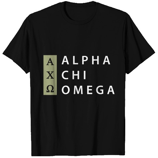 Alpha Chi Omega | Stacked Logo T-shirt