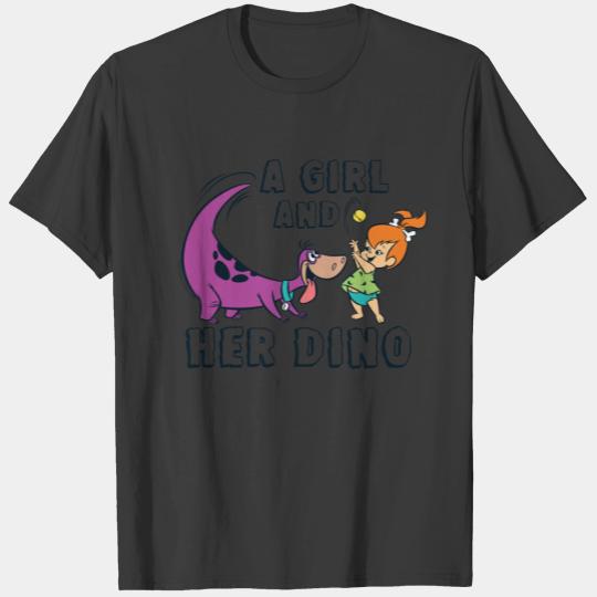 The Flintstones | Pebbles & Dino Play Ball T-shirt