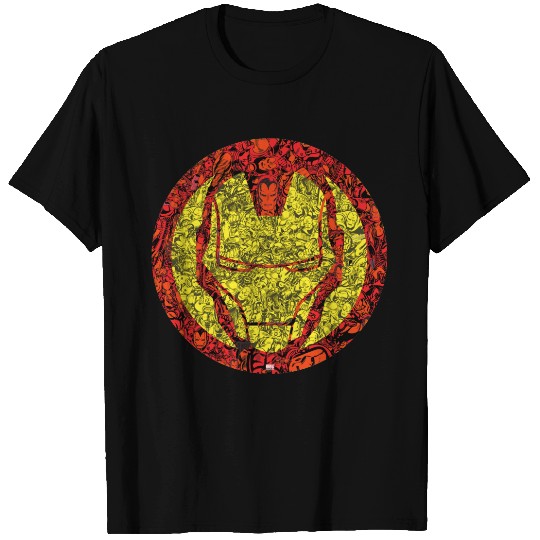 Iron Man Comic Patterned Icon T-shirt