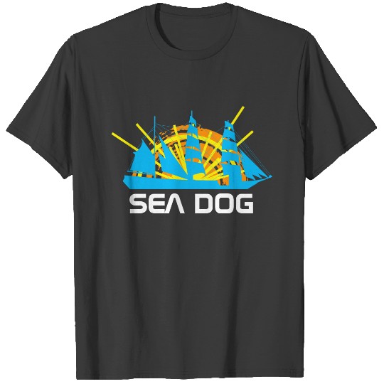 Sea Dog one-of-a-kind beautiful customizable T-shirt