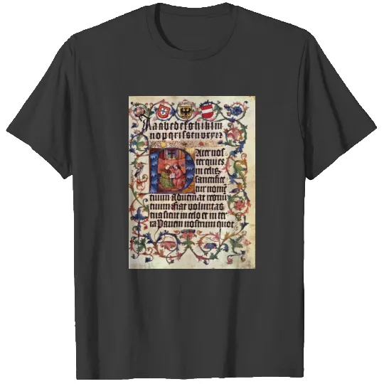 Portrait Of Emperor Maximilian I And His Teacher B T-shirt