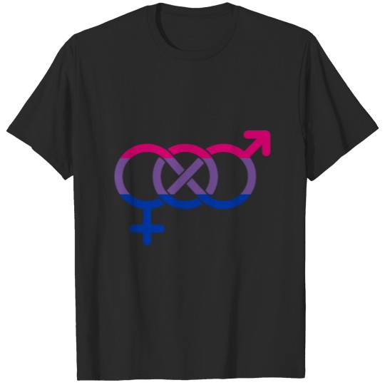 Discover Bisexuality Gender Symbol T-shirt