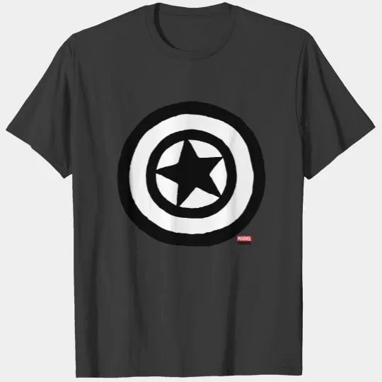 Pop Captain America Logo T-shirt