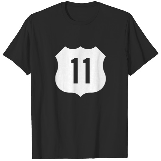 Discover US Route 11 Sign T-shirt