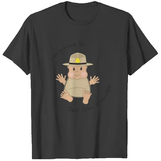 State trooper grandpa T-shirt