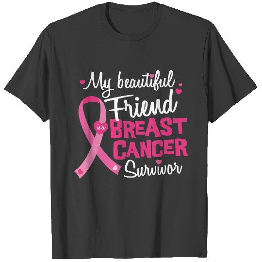 Beautiful Friend Breast Cancer Survivor Plus Size T-shirt