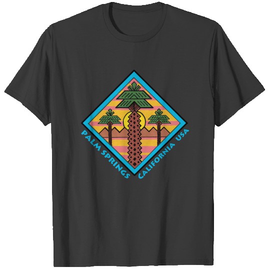 PALM SPRINGS CALIFORNIA USA original artwork T-shirt