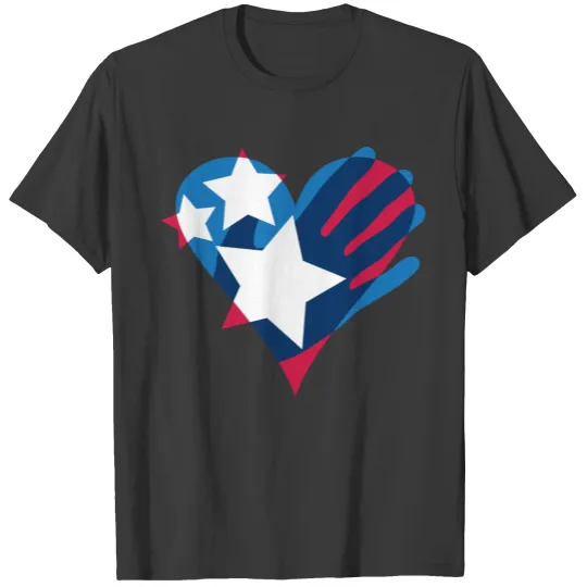 Hand Over Your Heart Ladies 3/4 Sleeve T-shirt