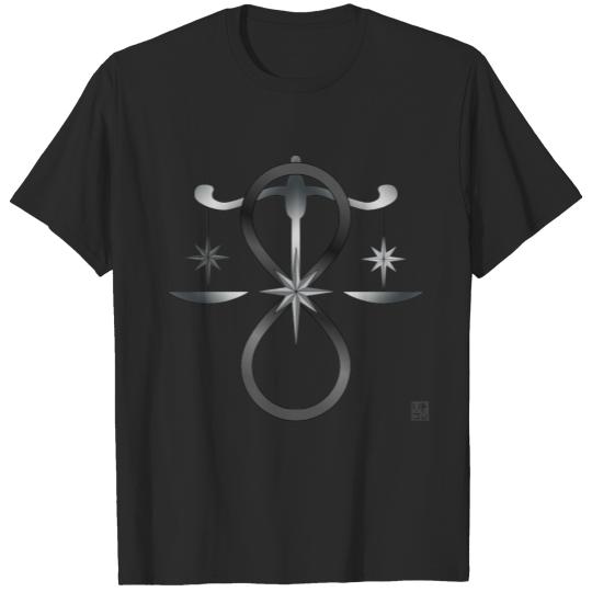 Religious Unity God Symbol Pagan Monochrome T-shirt