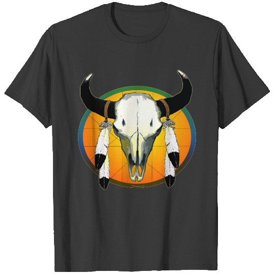 buffalo skull T-shirt