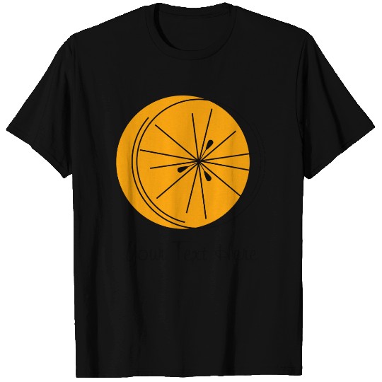 Citrus Orange 'Your Text' T-shirt