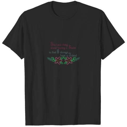 Discover Sister Saying T-shirt
