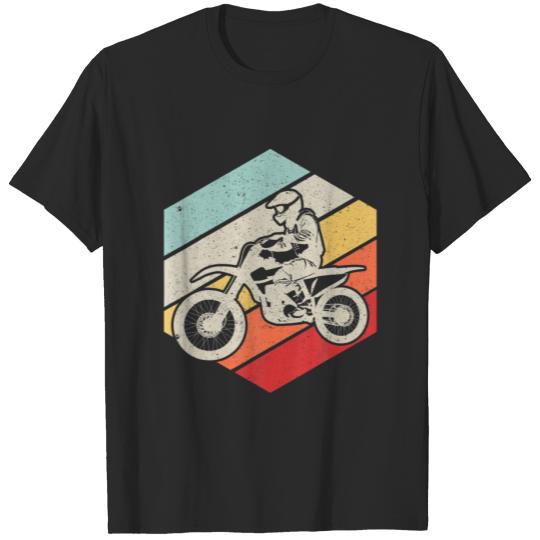 Discover Motocross Vintage Enduro Motorcycle Gift Idea T-shirt