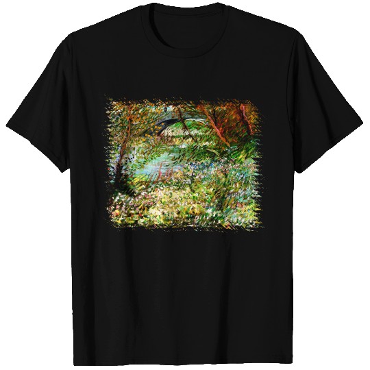 Vincent Van Gogh - Banks of the Seine in Spring T-shirt