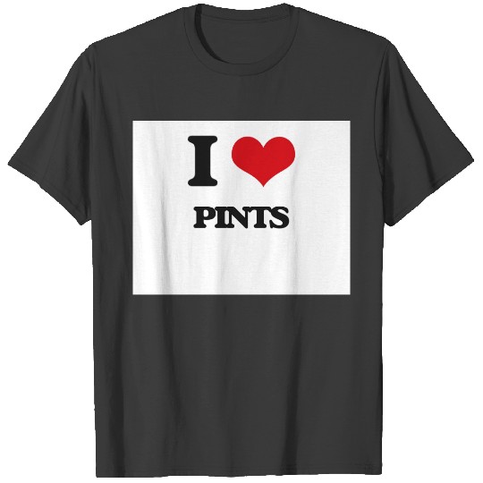 Discover I Love Pints T-shirt