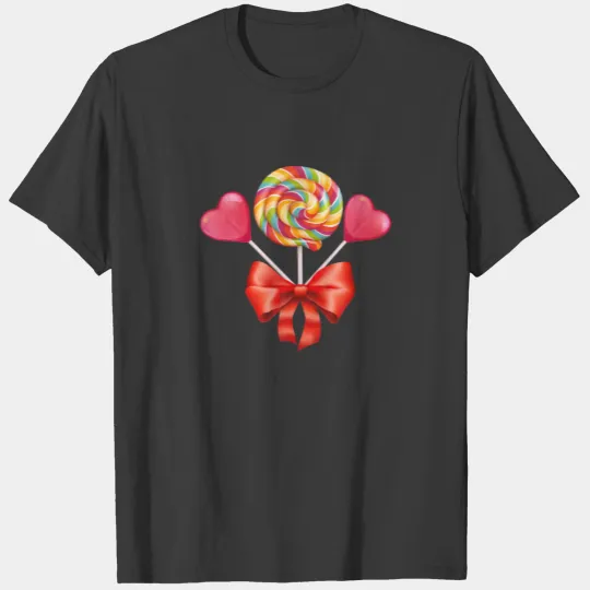 Candy Canes For Women Kids Men Sweets And Candies T-shirt