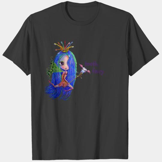 Visit From The Tooth Fairy Cute Big Eye Doll T-shirt