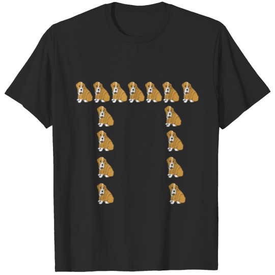 Funny Dog Lover Pi Day Math Geek Beagle Dog Gifts T-shirt