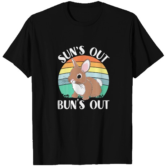 Funny Sun's Out Bun's Out Easter Bunny Rabbit Love T-shirt