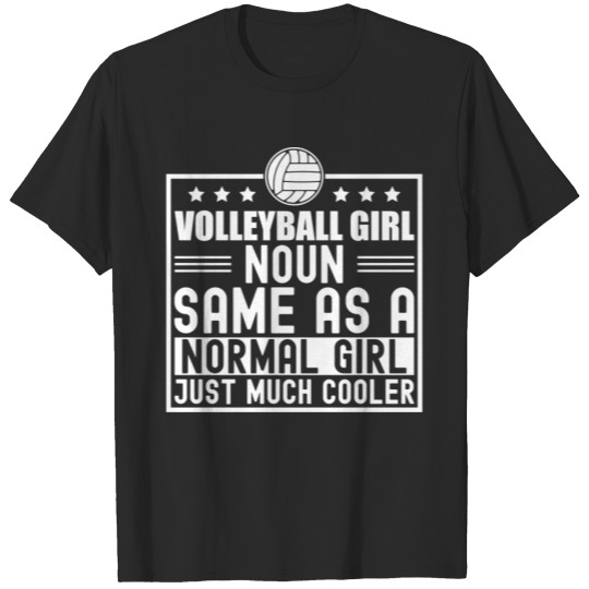Cute Funny Volleyball Definition Noun Teen Girls a T-shirt