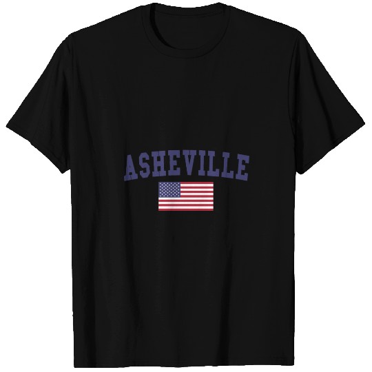 Asheville US Flag T-shirt