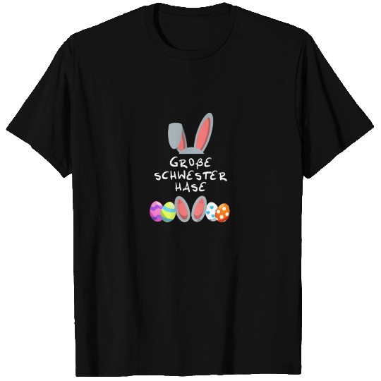Big Sister Rabbit Easter Bunny Partner Look Outfit T-shirt