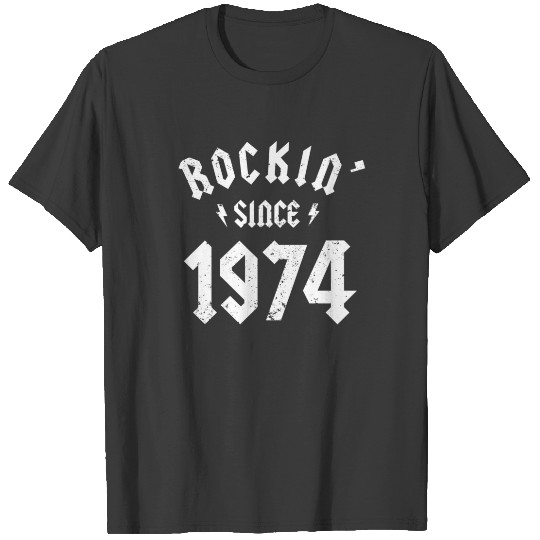 Classic Rock 1974 46th Birthday - Gift for 46 Year T-shirt
