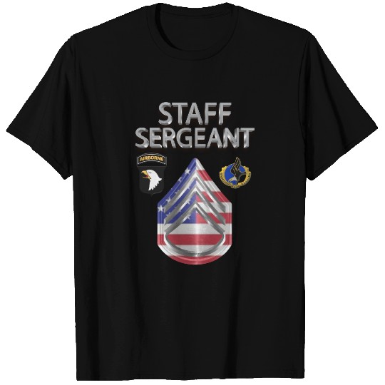 101st Airborne Division Staff Sergeant T-shirt