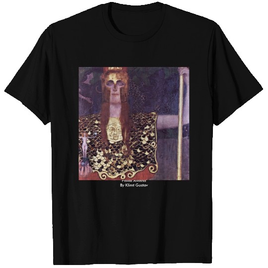 Pallas Athena By Klimt Gustav T-shirt