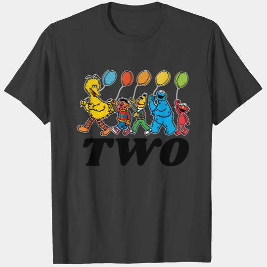 Sesame Street Pals | 2nd Birthday Balloons T-shirt