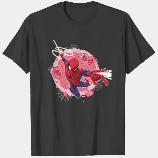 Spider-Man Valentine | Caught In My Web T-shirt