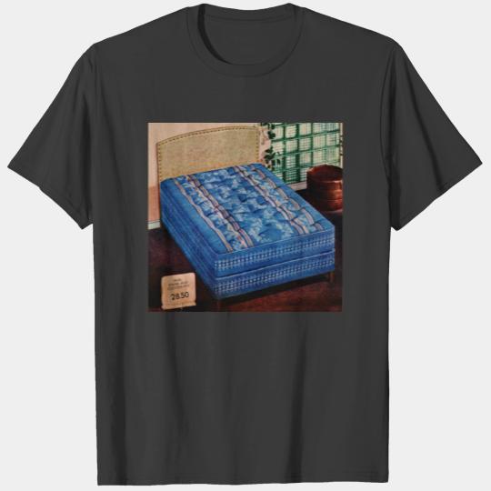 Vintage 1940s Mattress The Blue Bed T-shirt