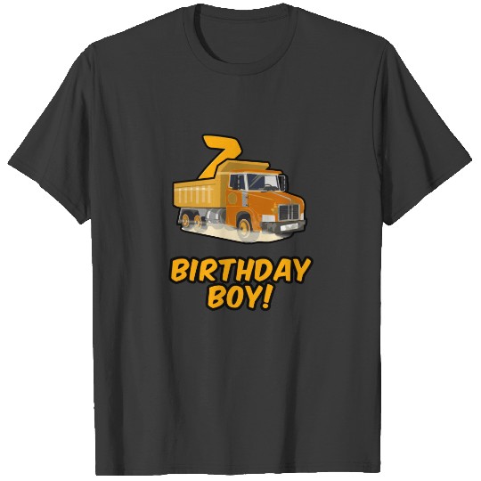 7th Birthday Dump Truck  - s T-shirt